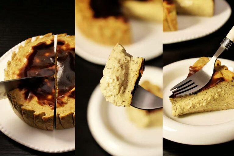 Creamy Earl Grey Basque Cheesecake (Lava Center)