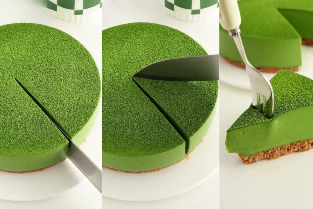 No-Bake Matcha Cheesecake