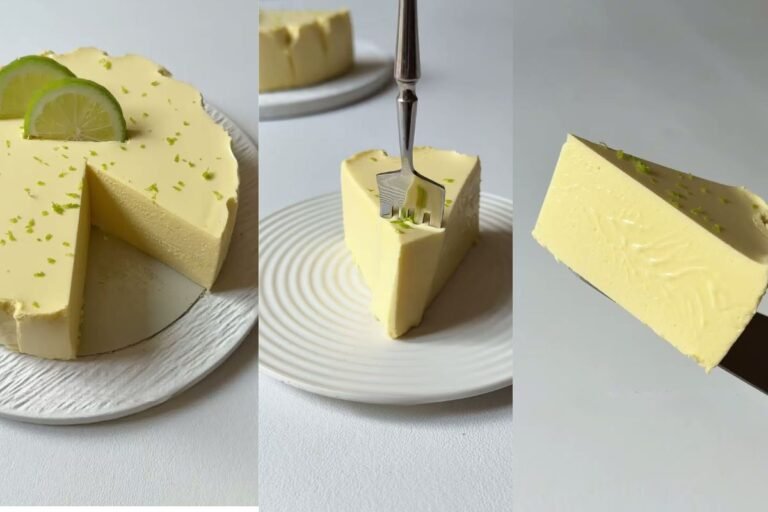 Refreshing No-Bake Lemon Bavarois (French Lemon Mousse Cake)